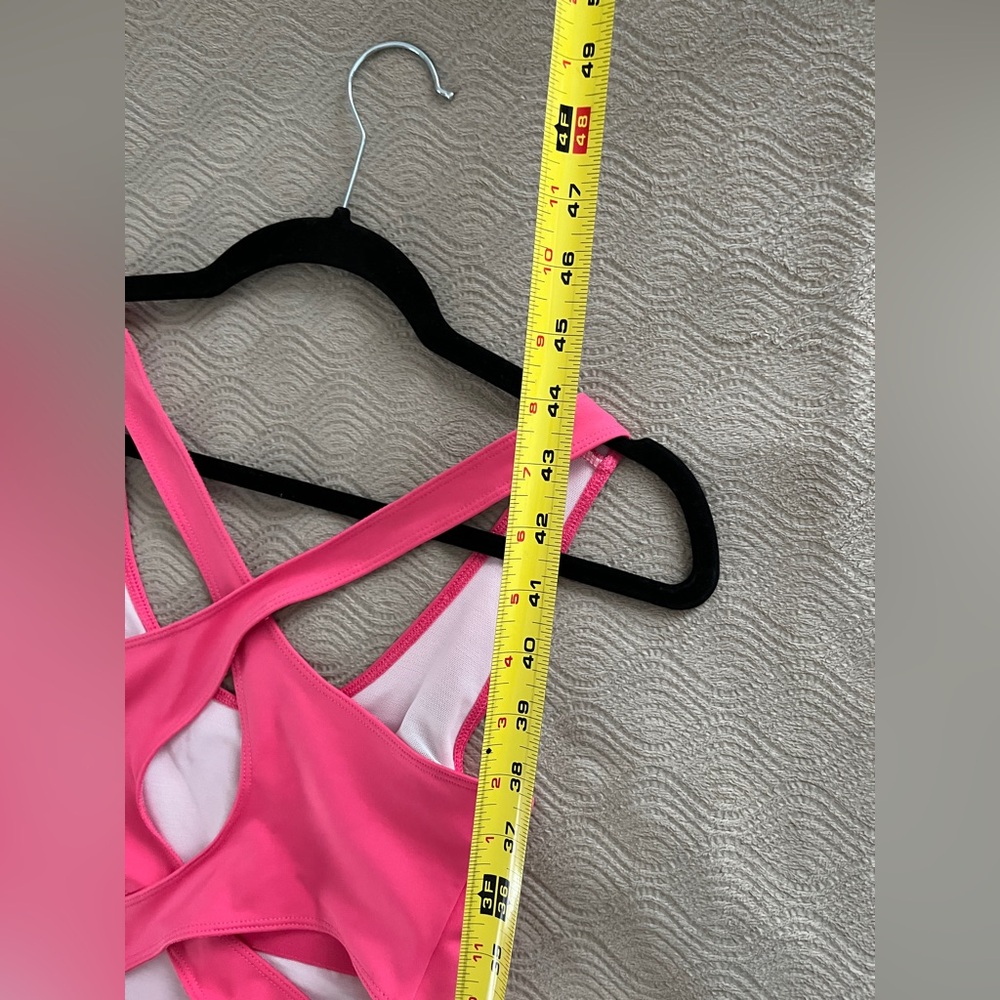 🆕 Free People Movement Back It Up onesie in pink size small - Picture 10 of 15